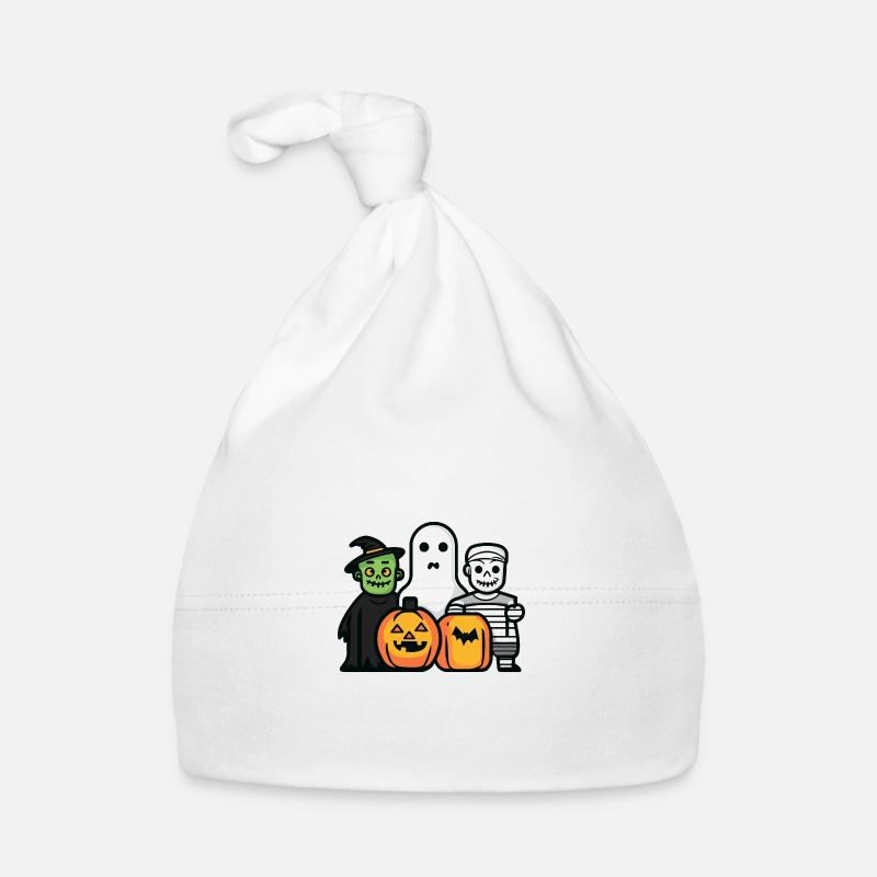 Halloween Party Team Organic Baby Cap