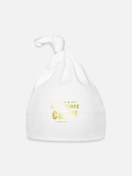 Équipe de breakdance - Bonnet bio Bébé - blanc - Devant