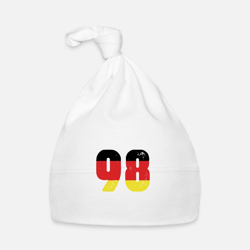 98 Number Jersey Germany Organic Baby Cap