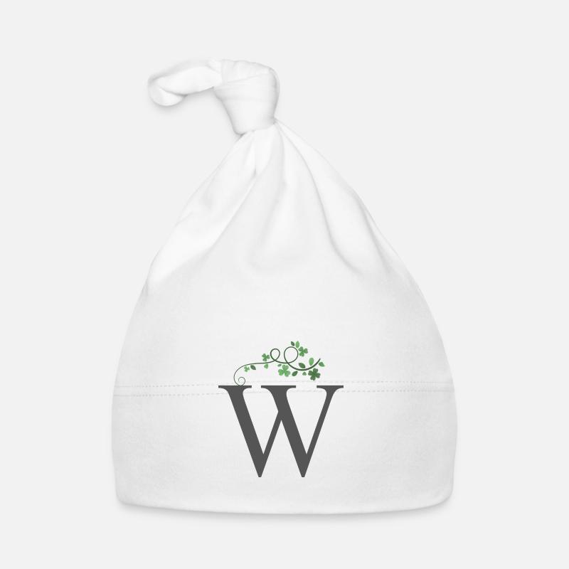 W avec trèfles Bonnet bio Bébé