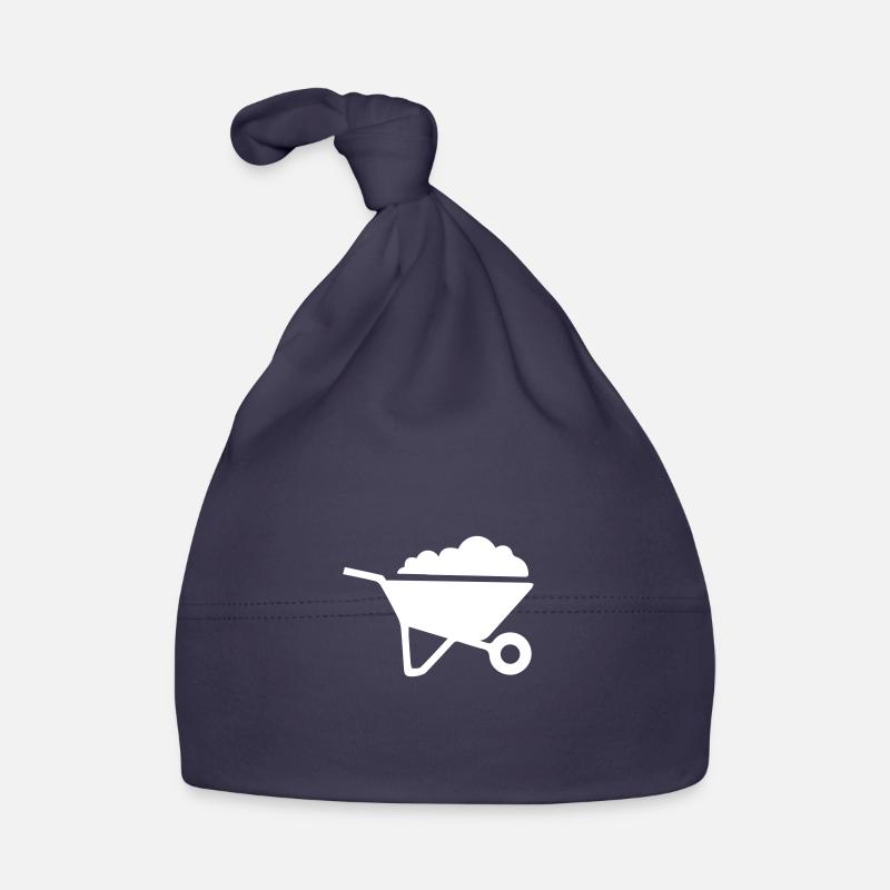 Symbole de brouette Bonnet bio Bébé