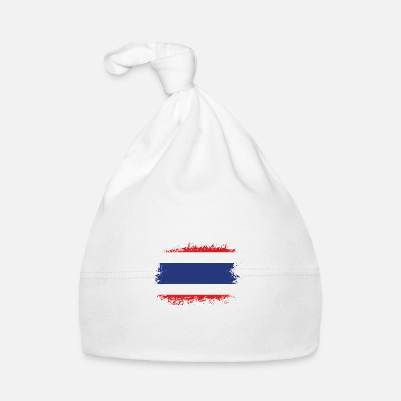 Thaïlande Drapeau Thaï Bonnet bio Bébé