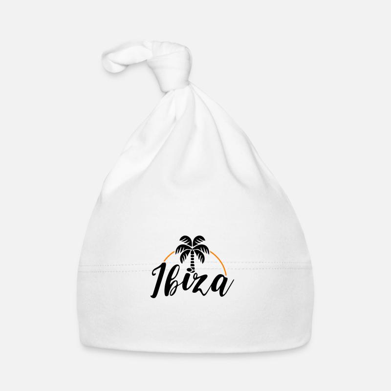 Ibiza Palm - Bonnet bio Bébé - blanc