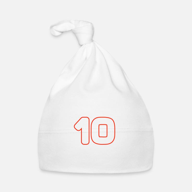 Symbole de 10 chiffres Bonnet bio Bébé