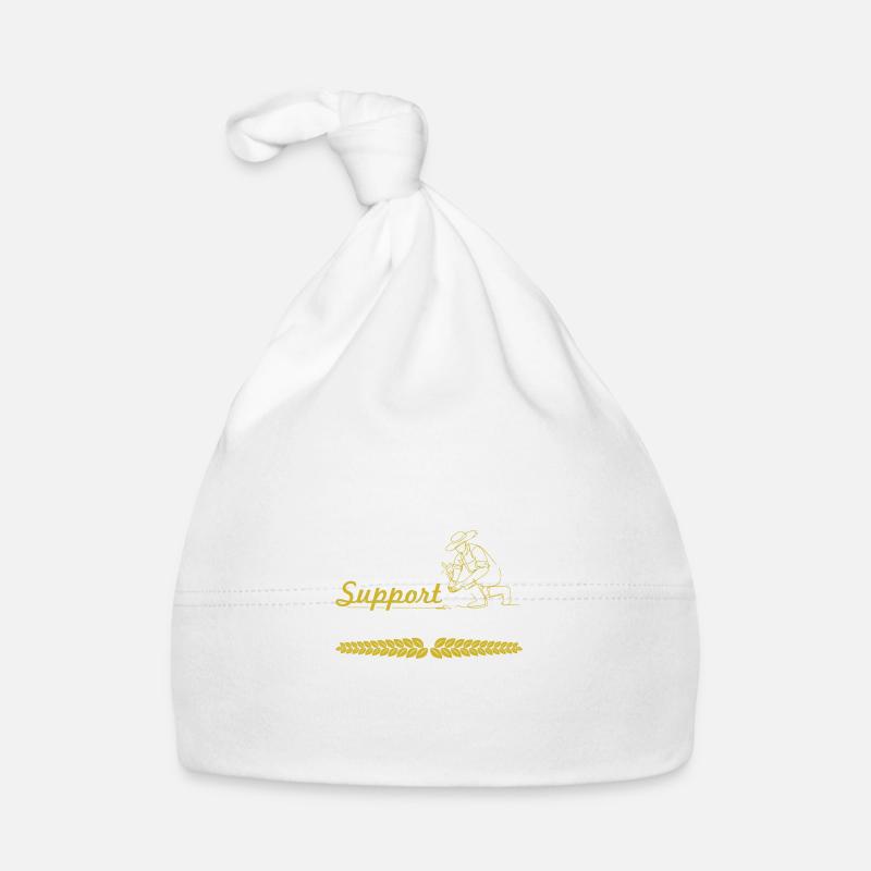 Support Farmer Bauer Organic Baby Cap