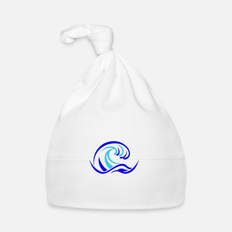 Eau des vagues de l’océan Bonnet bio Bébé