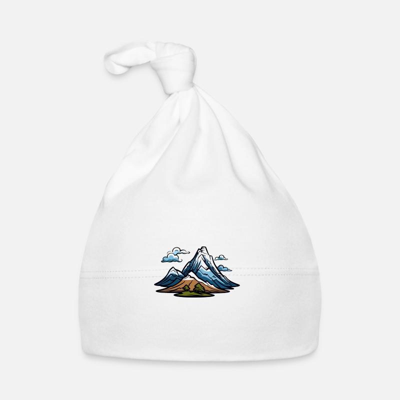 Berge Symbol Baby Bio-Mütze