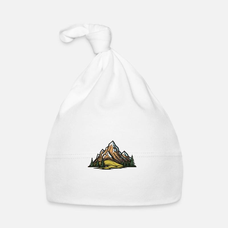 Berge Landschaft Baby Bio-Mütze