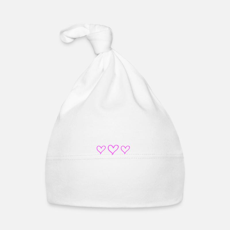 Beste Oma Herz Liebe Baby Bio-Mütze