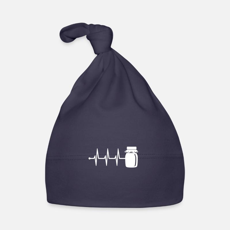 Honey symbol pulse beekeeper Organic Baby Cap
