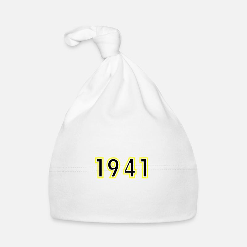 1941 Année Anniversaire Bonnet bio Bébé