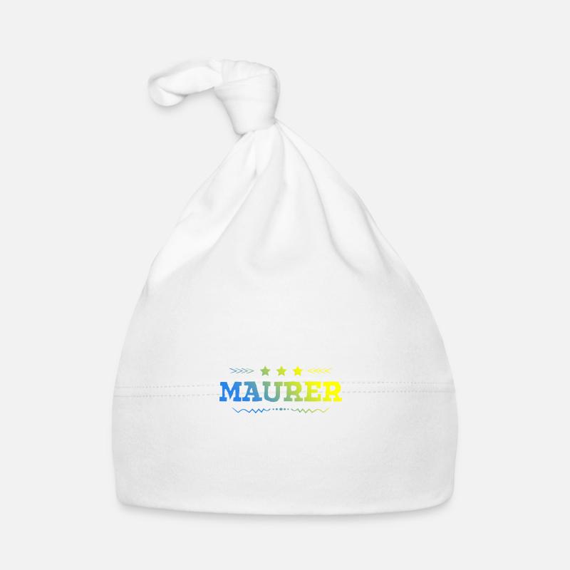 Maurer Beruf Baby Bio-Mütze
