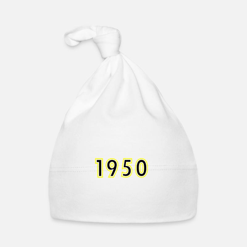 1950 Année Anniversaire Bonnet bio Bébé