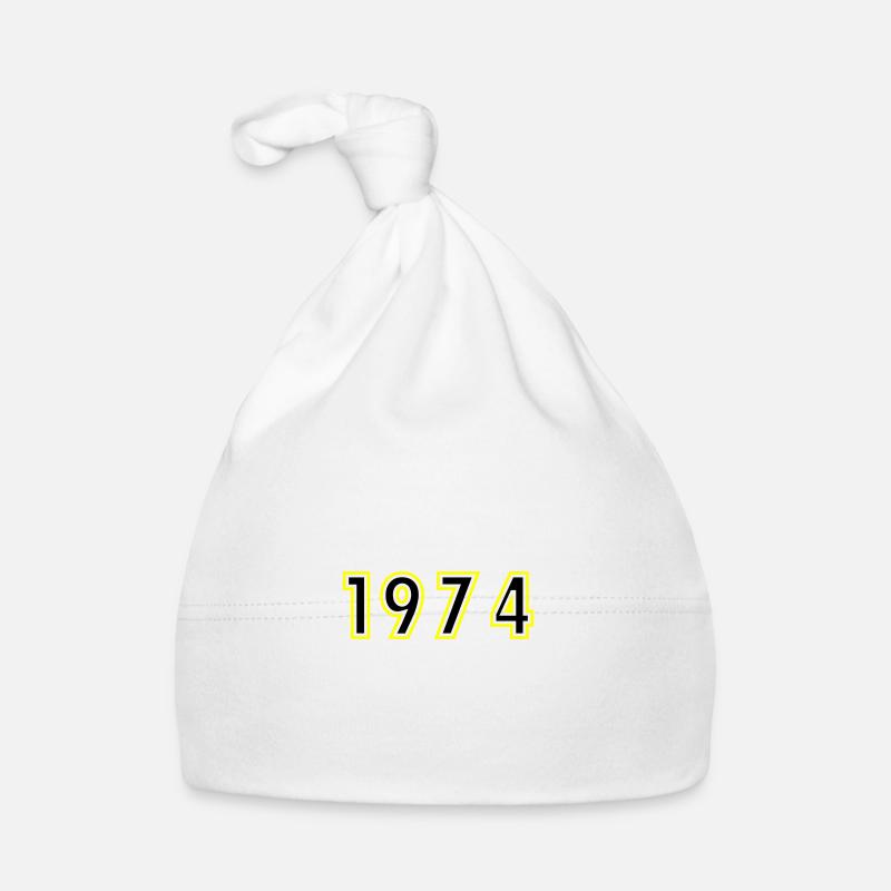 1974 Year Birthday Organic Baby Cap