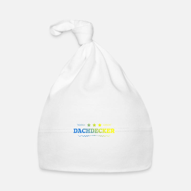 Dachdecker Beruf Baby Bio-Mütze