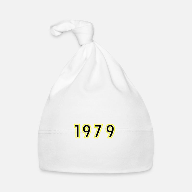 1979 Année Anniversaire Bonnet bio Bébé