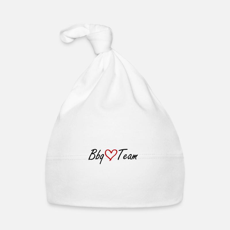 BBQ Grill Team Heart Organic Baby Cap