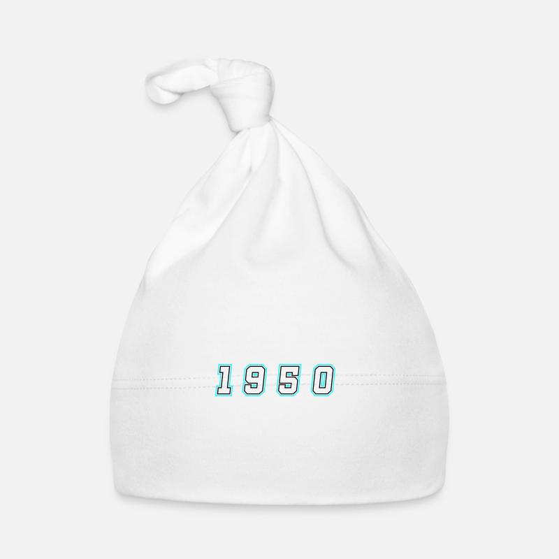 Numéro de l’année 1950 Bonnet bio Bébé
