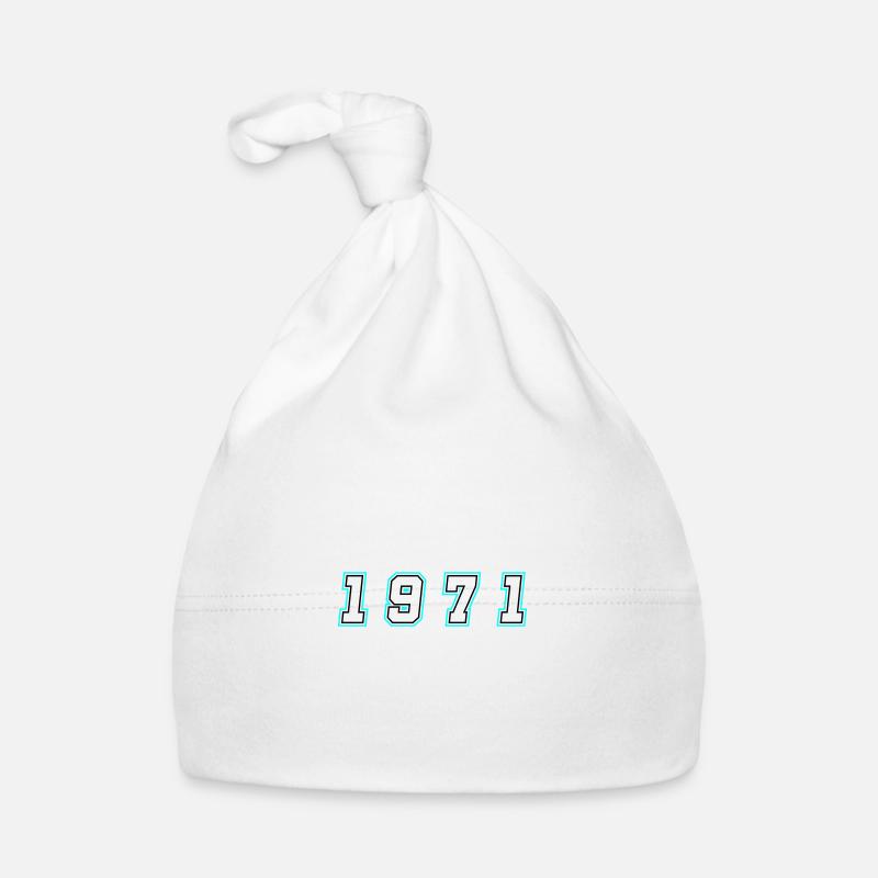 Numéro de l’année 1971 Bonnet bio Bébé