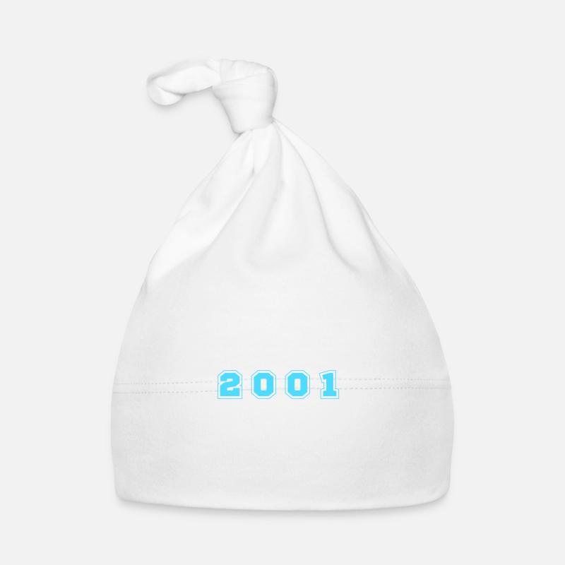 2001 Year Number Organic Baby Cap