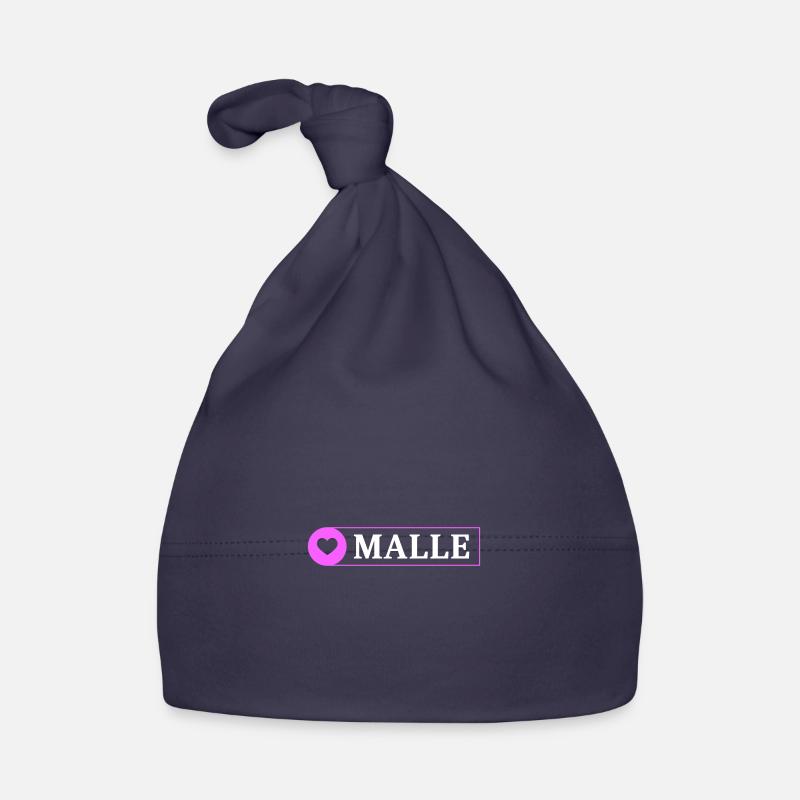 Malle Heart Organic Baby Cap