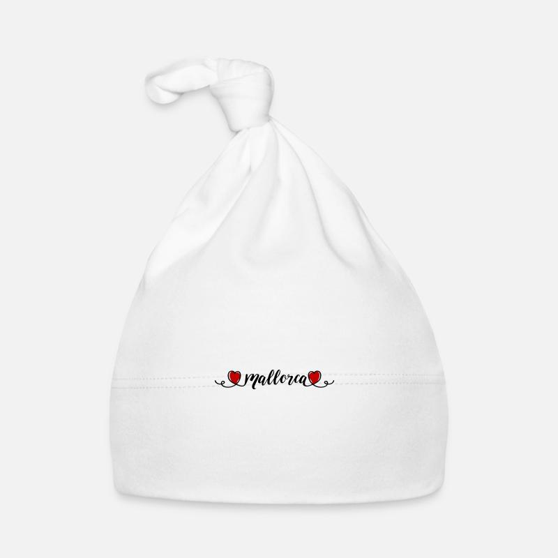 Mallorca Herz Liebe Baby Bio-Mütze