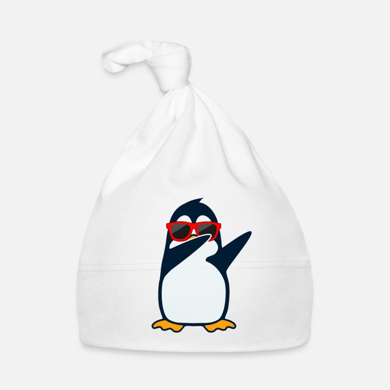 Dabbing Pinguin Baby Bio-Mütze