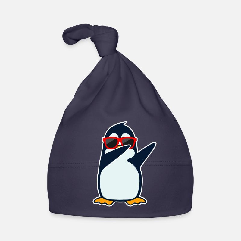Dabbing Pinguin Baby Bio-Mütze