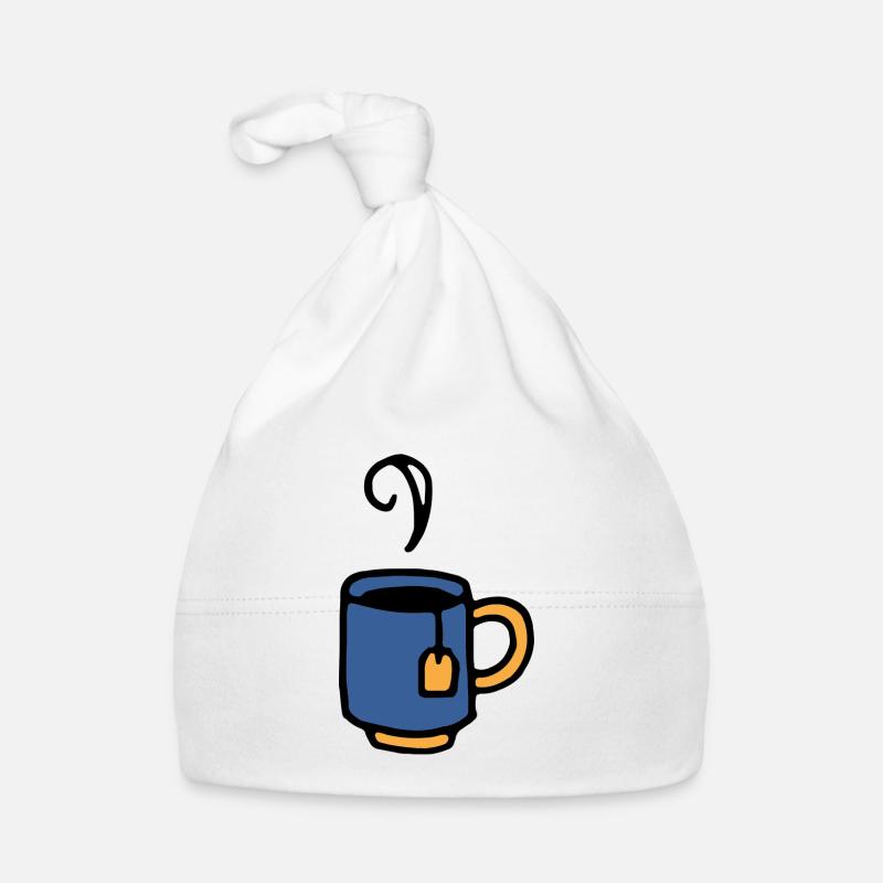 Tasse mit Teebeutel Baby Bio-Mütze