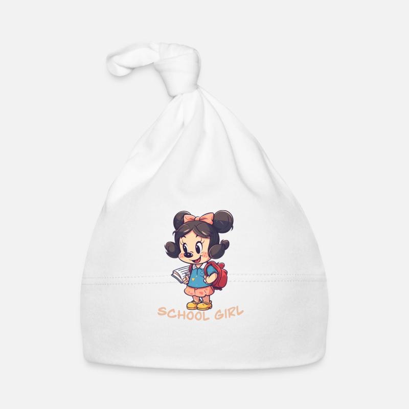 Écolière Bonnet bio Bébé