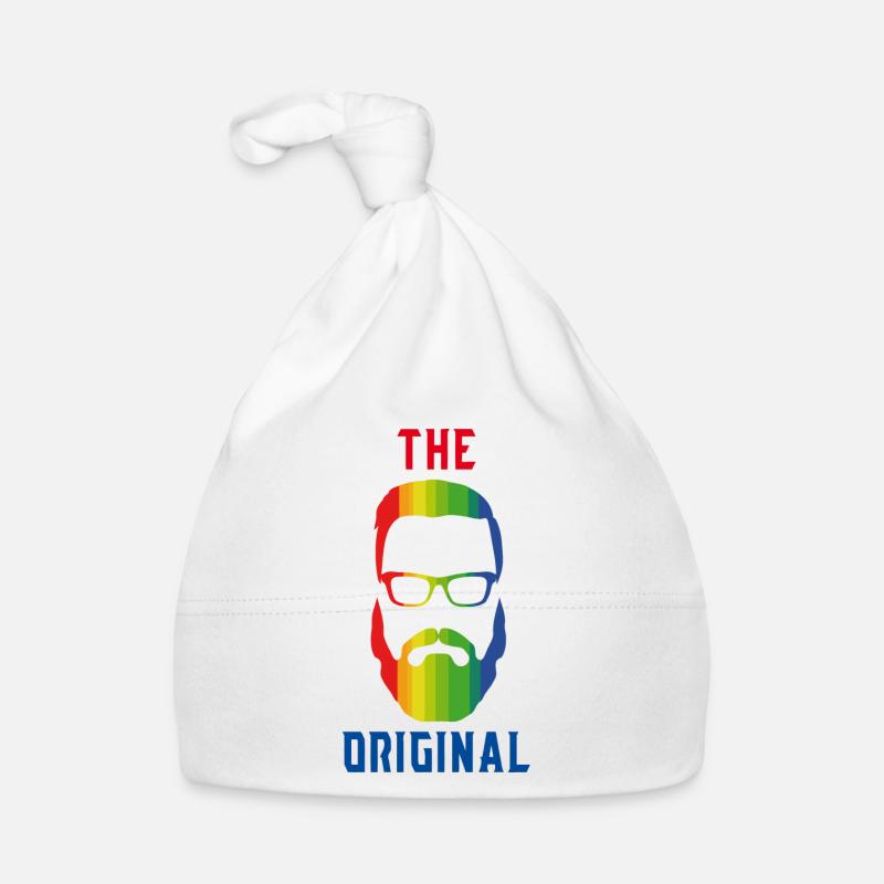 L'ORIGINAL! - Bonnet bio Bébé - blanc