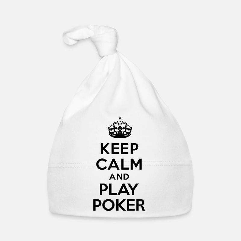 Keep calm play Cards Bonnet bio Bébé