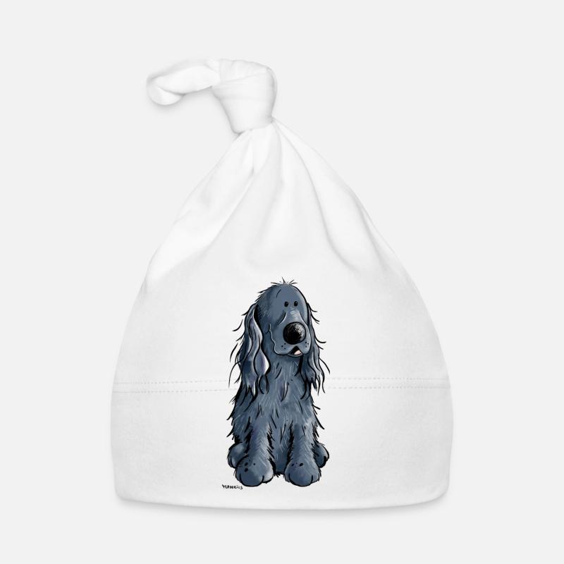 Süßer Cocker Spaniel - Baby Bio-Mütze - Weiß