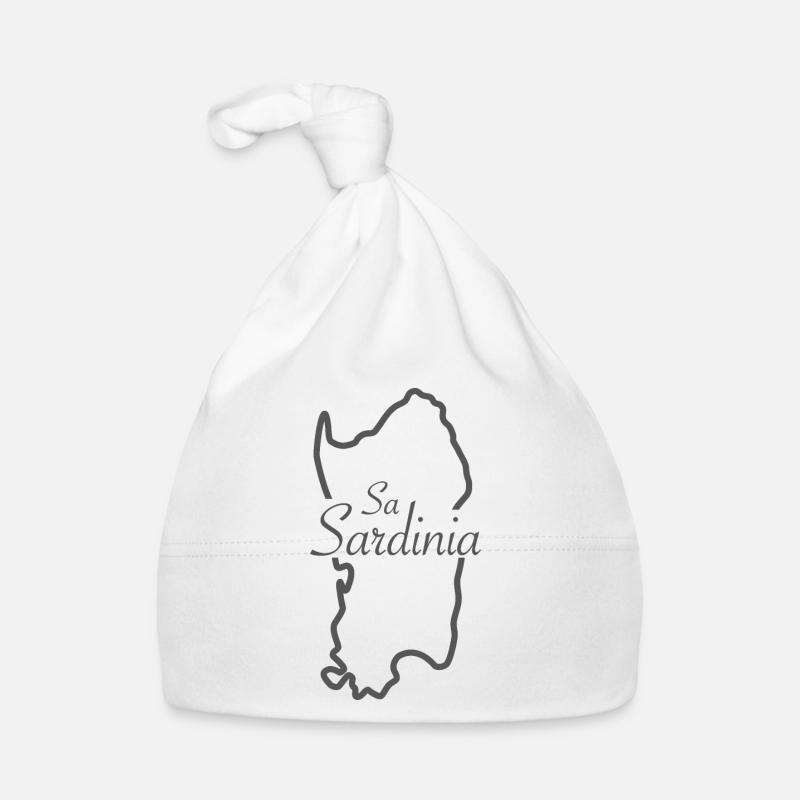 Sardaigne - Bonnet bio Bébé - blanc