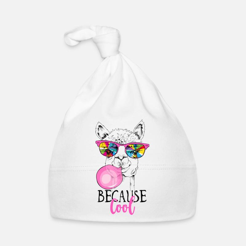 Weil Cool Lama Baby Bio-Mütze