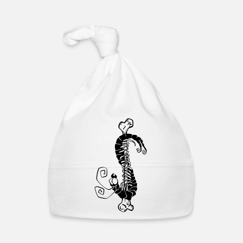 Gruselige Scolopendra Baby Bio-Mütze