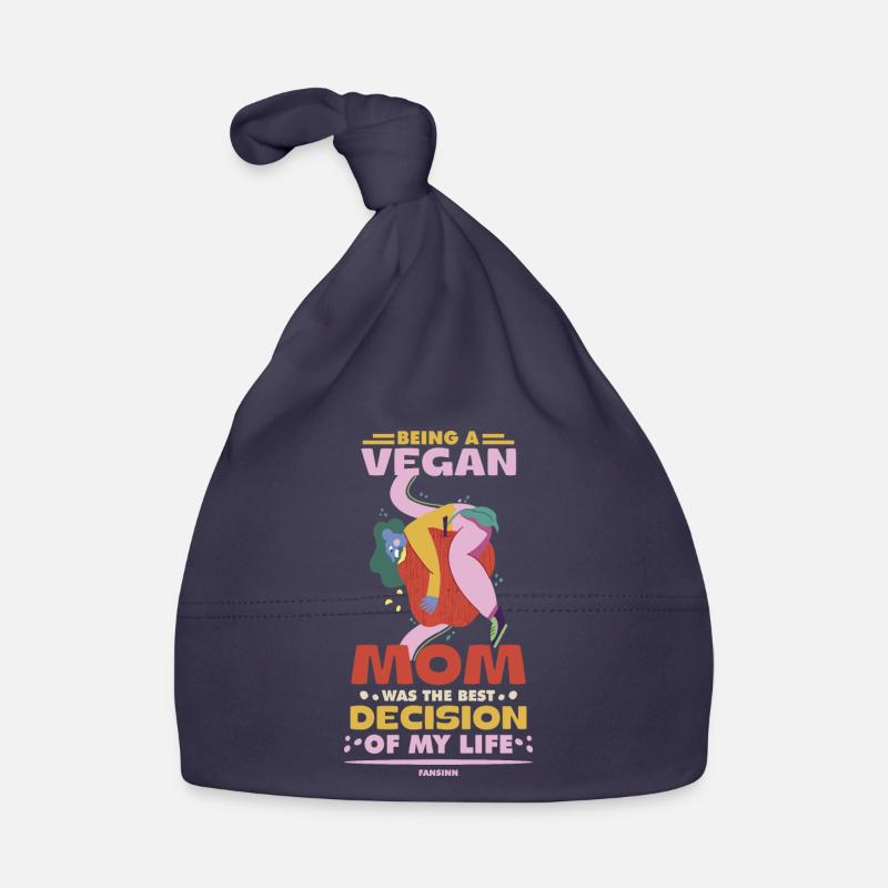 vegane Mutter beste Entscheidung des lebens Baby Bio-Mütze