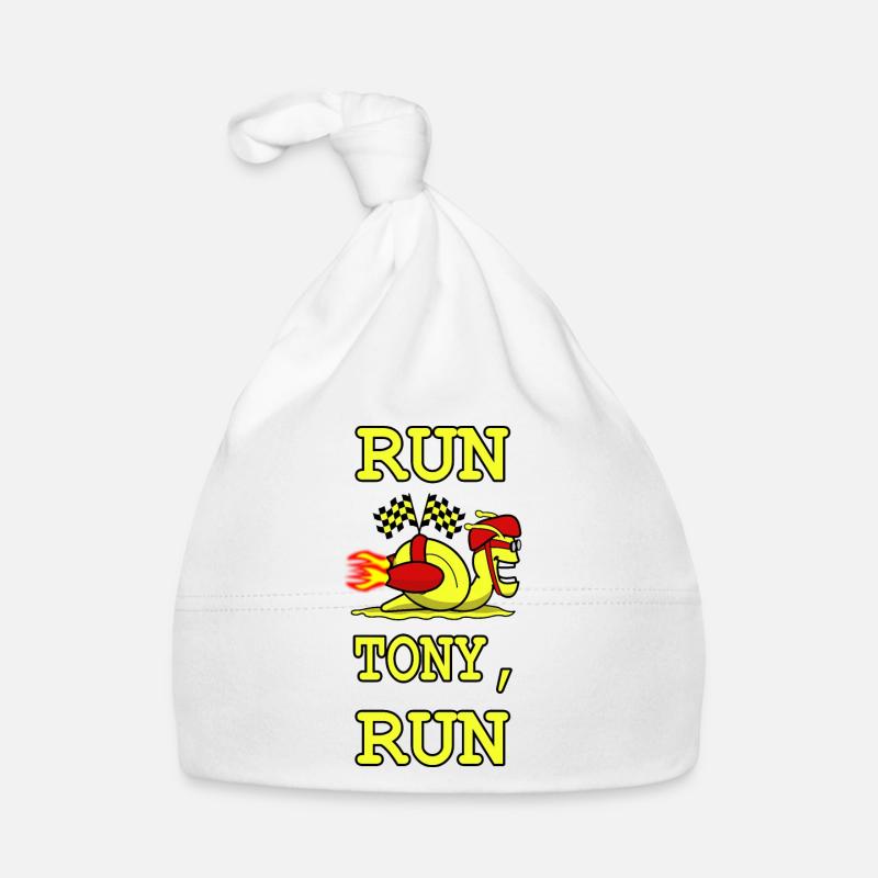Tony l’escargot jaune de course Bonnet bio Bébé