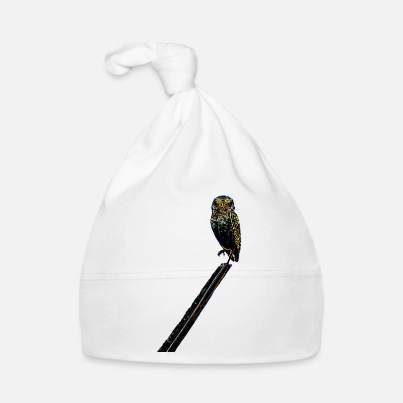 eine Eule Baby Bio-Mütze
