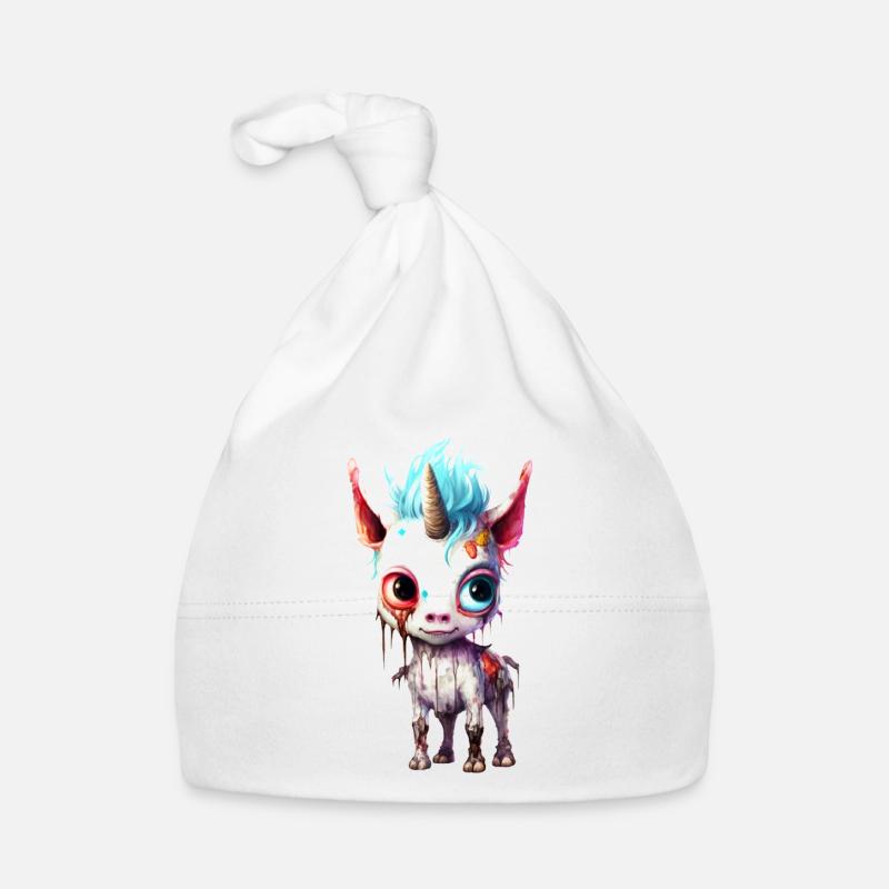 Licorne zombie Bonnet bio Bébé
