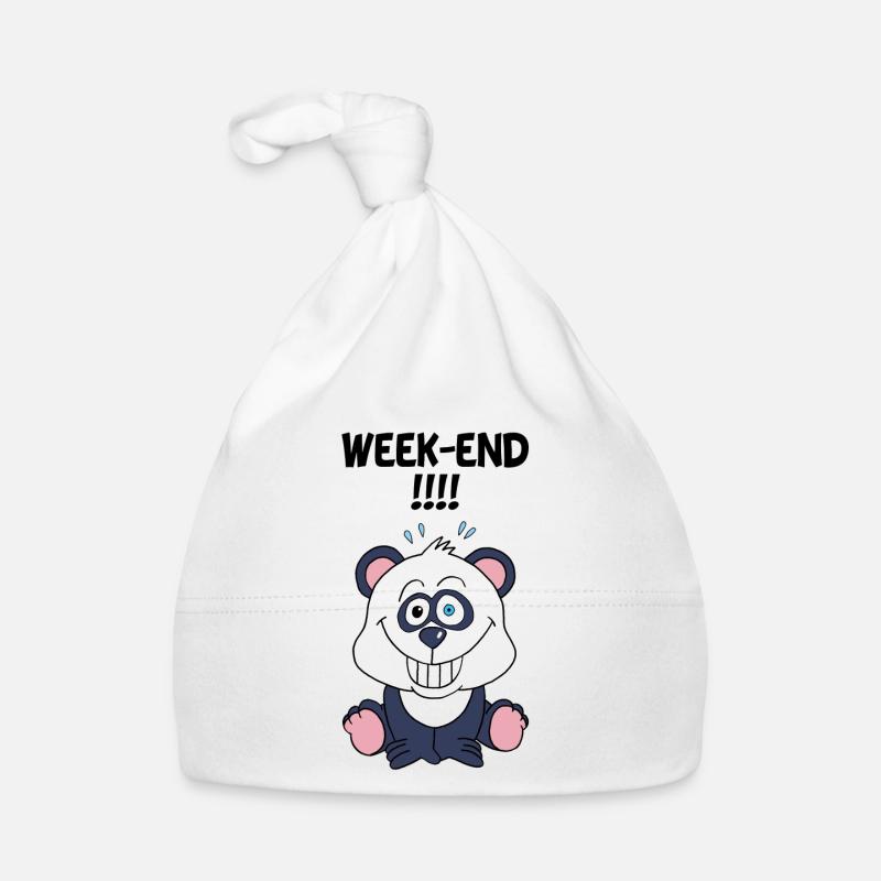 Le week-end du panda Bonnet bio Bébé