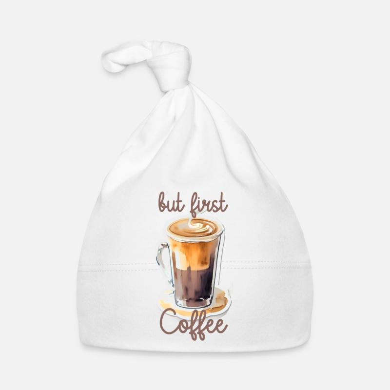 but first Coffee Organic Baby Cap