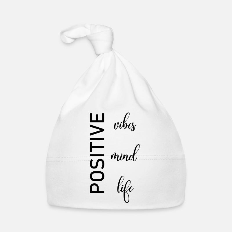Positive thoughts Organic Baby Cap