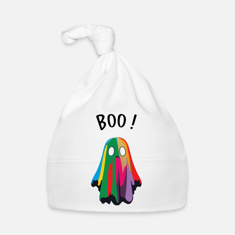 Cute Ghost / Halloween Organic Baby Cap