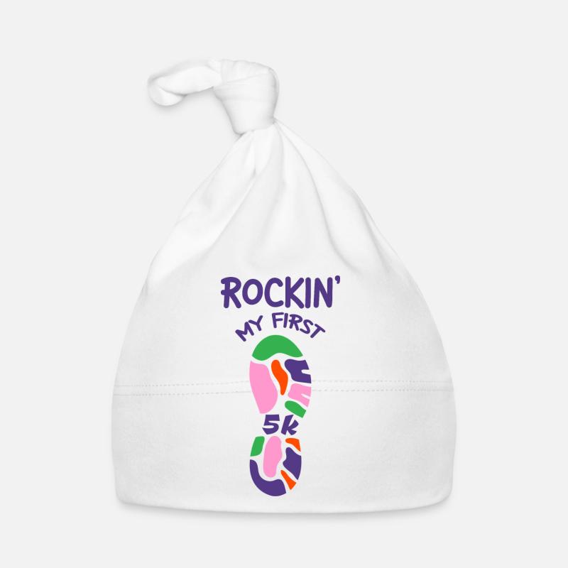 Rockin' My First 5k 2 Organic Baby Cap