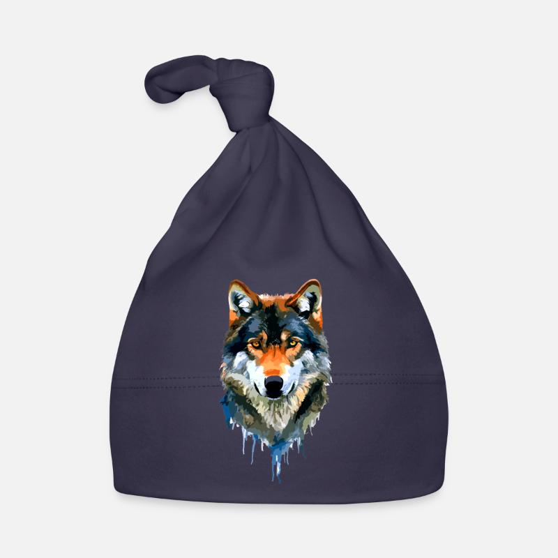 The Wolf Organic Baby Cap