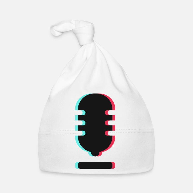 Microphone Logo Organic Baby Cap