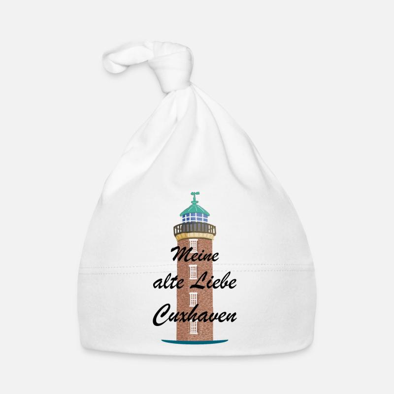Cuxhaven, Hamburg lighthouse at the Alte Liebe Organic Baby Cap