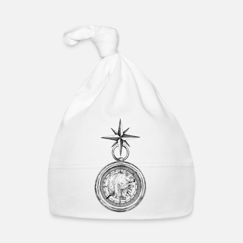 ARCTIC COMPASS Organic Baby Cap