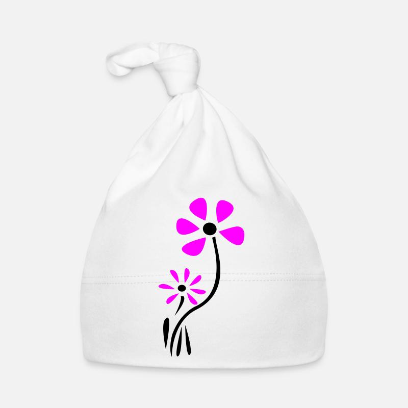 Bloesem Fantasie Bio-muts voor baby's